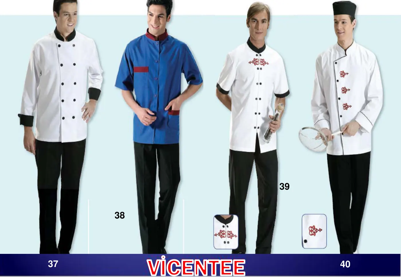 Vicentee Otel ve restoran kıyafetleri kataloğu, sayfa 14
