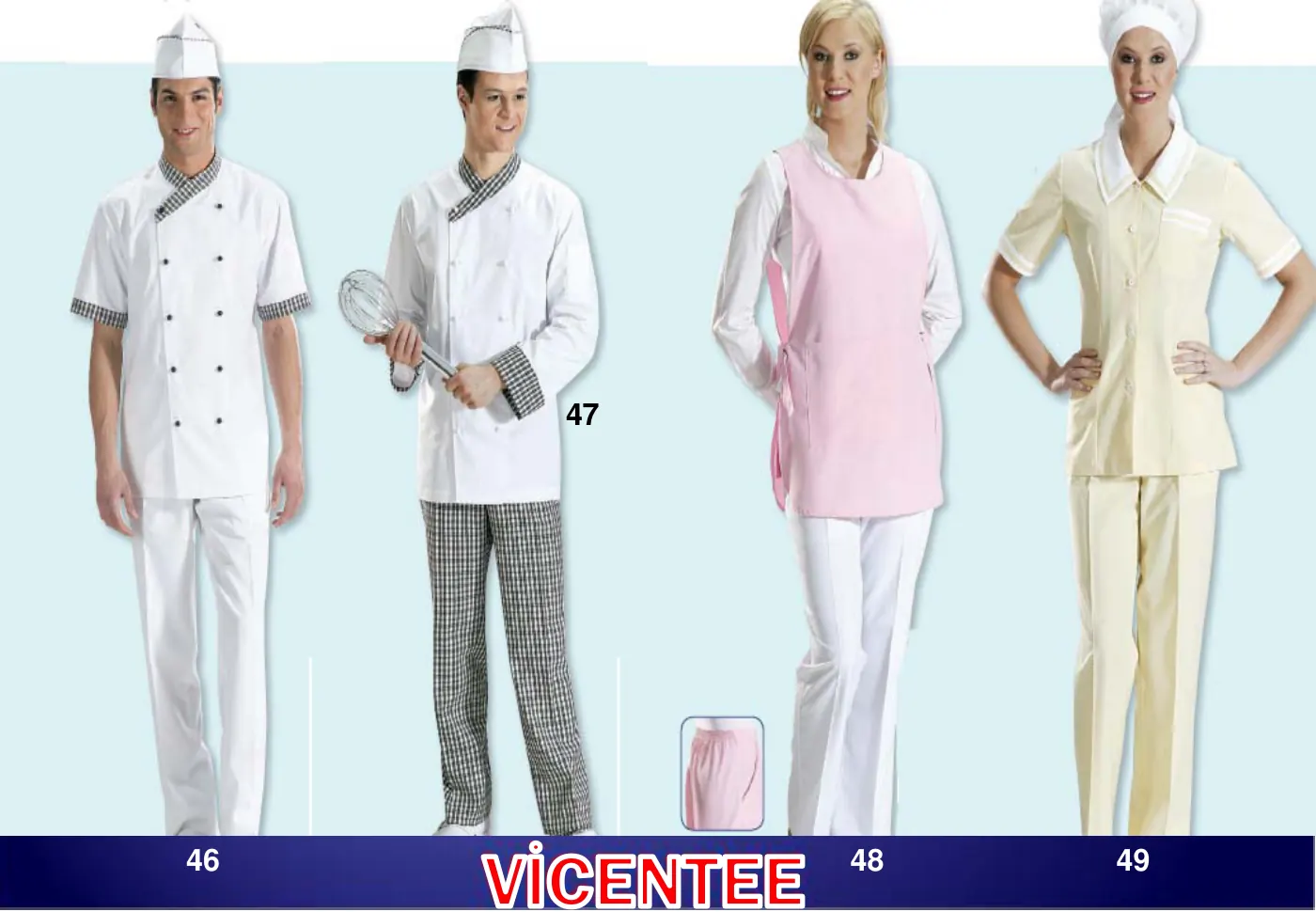 Vicentee Otel ve restoran kıyafetleri kataloğu, sayfa 16